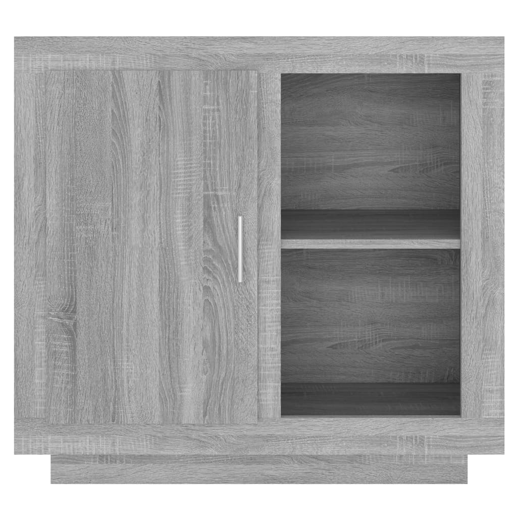skænk 80x40x75 cm grå sonoma-eg
