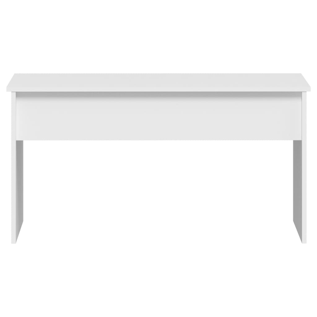 sofabord 102x50,5x52,5 cm konstrueret træ hvid