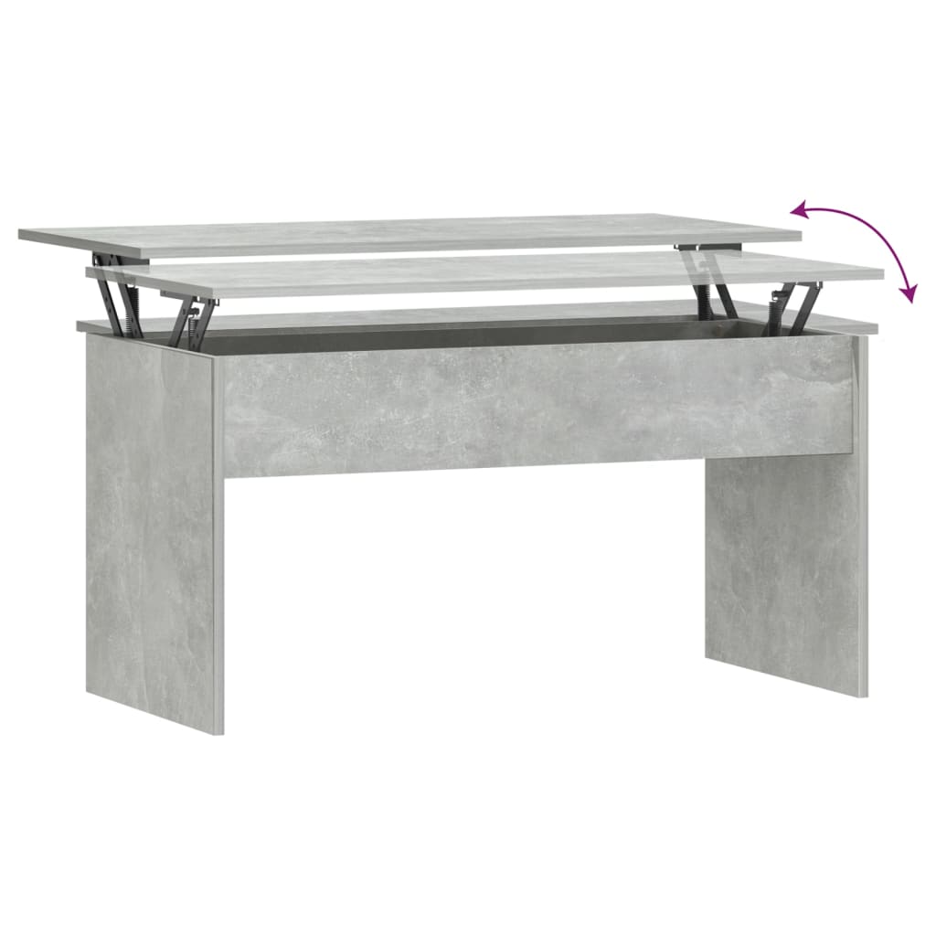 sofabord 102x50,5x52,5 cm konstrueret træ betongrå