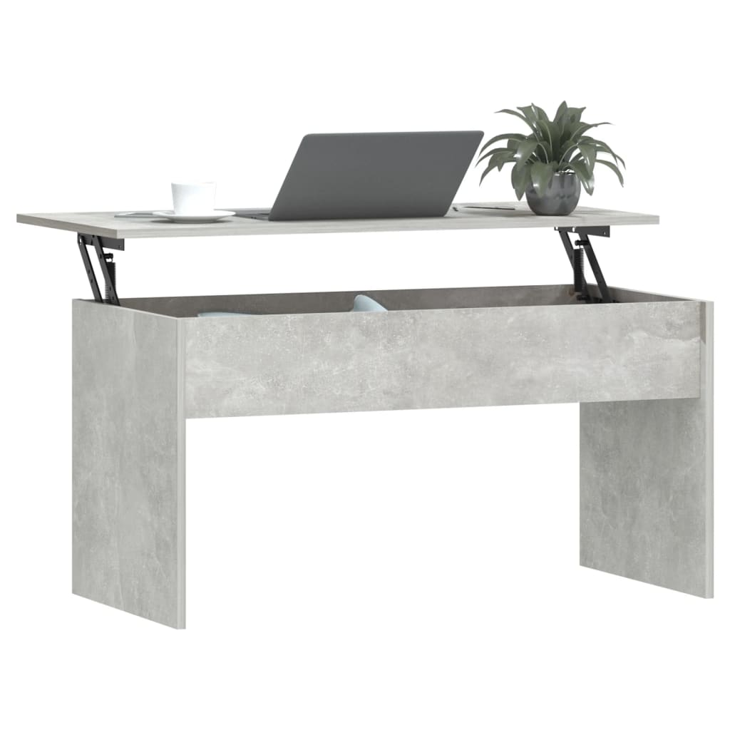 sofabord 102x50,5x52,5 cm konstrueret træ betongrå