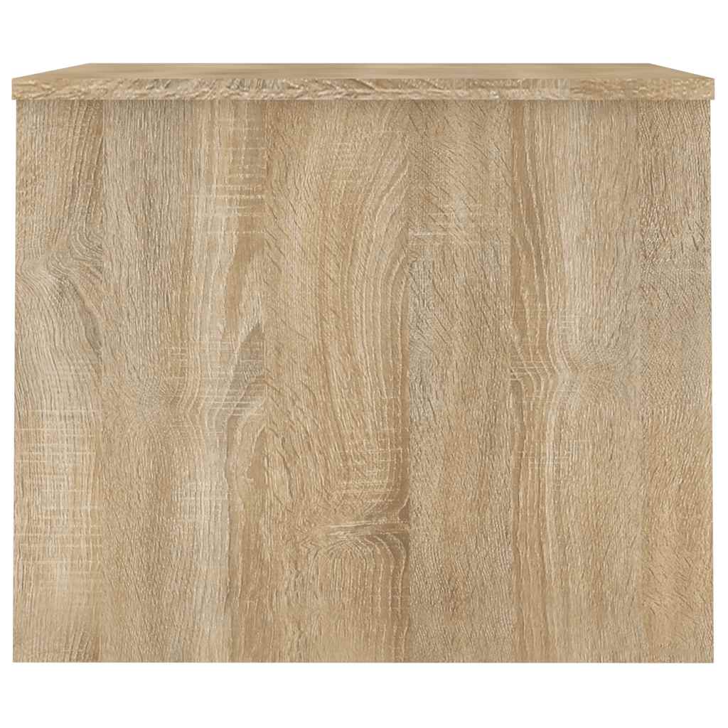 sofabord 80x50,5x41,5 cm konstrueret træ sonoma-eg