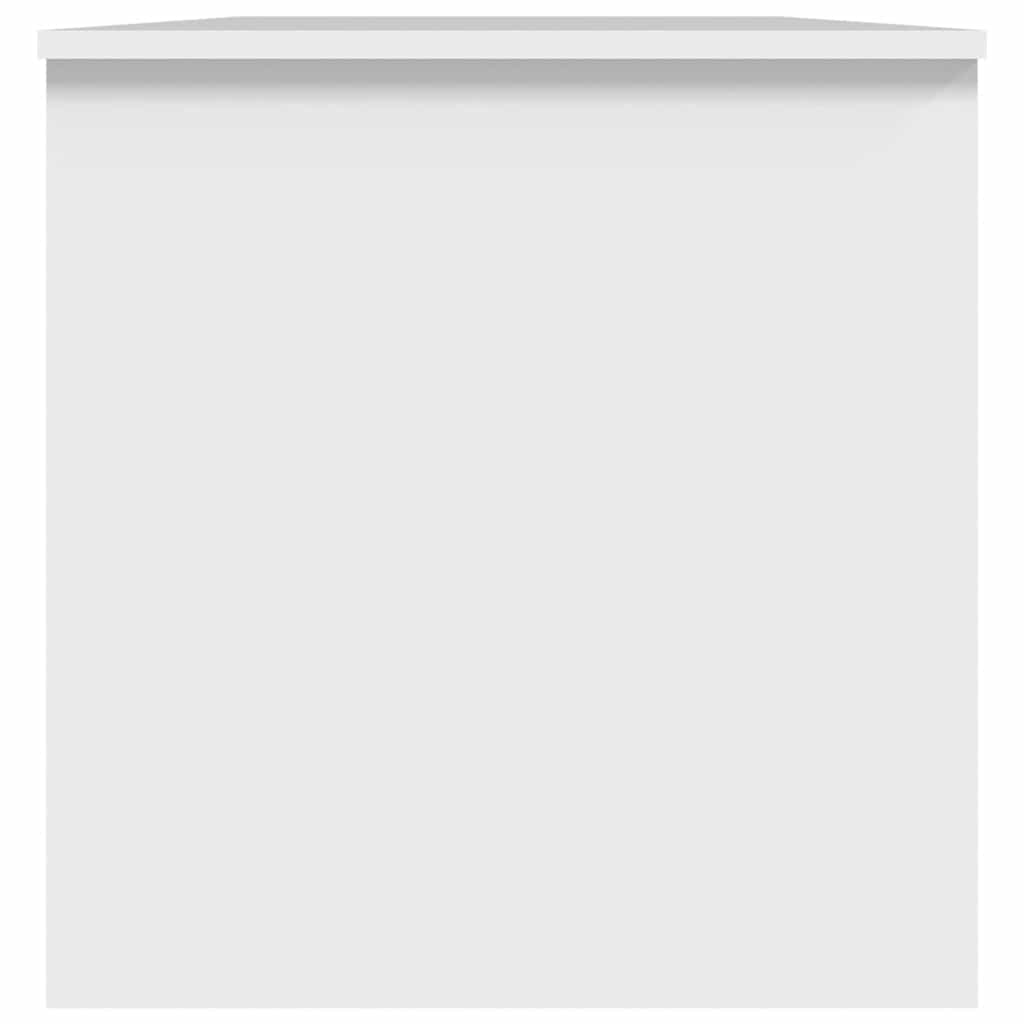 sofabord 102x50x52,5 cm konstrueret træ hvid