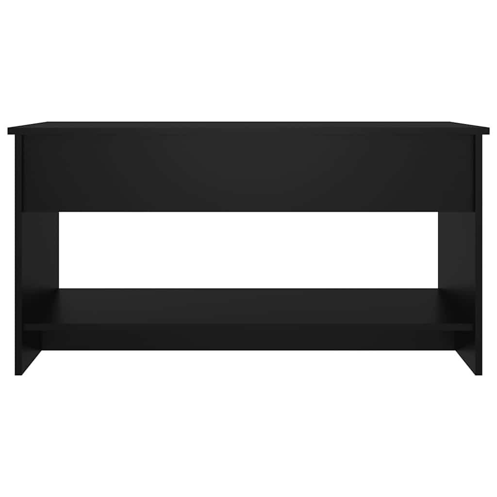 sofabord 102x50x52,5 cm konstrueret træ sort