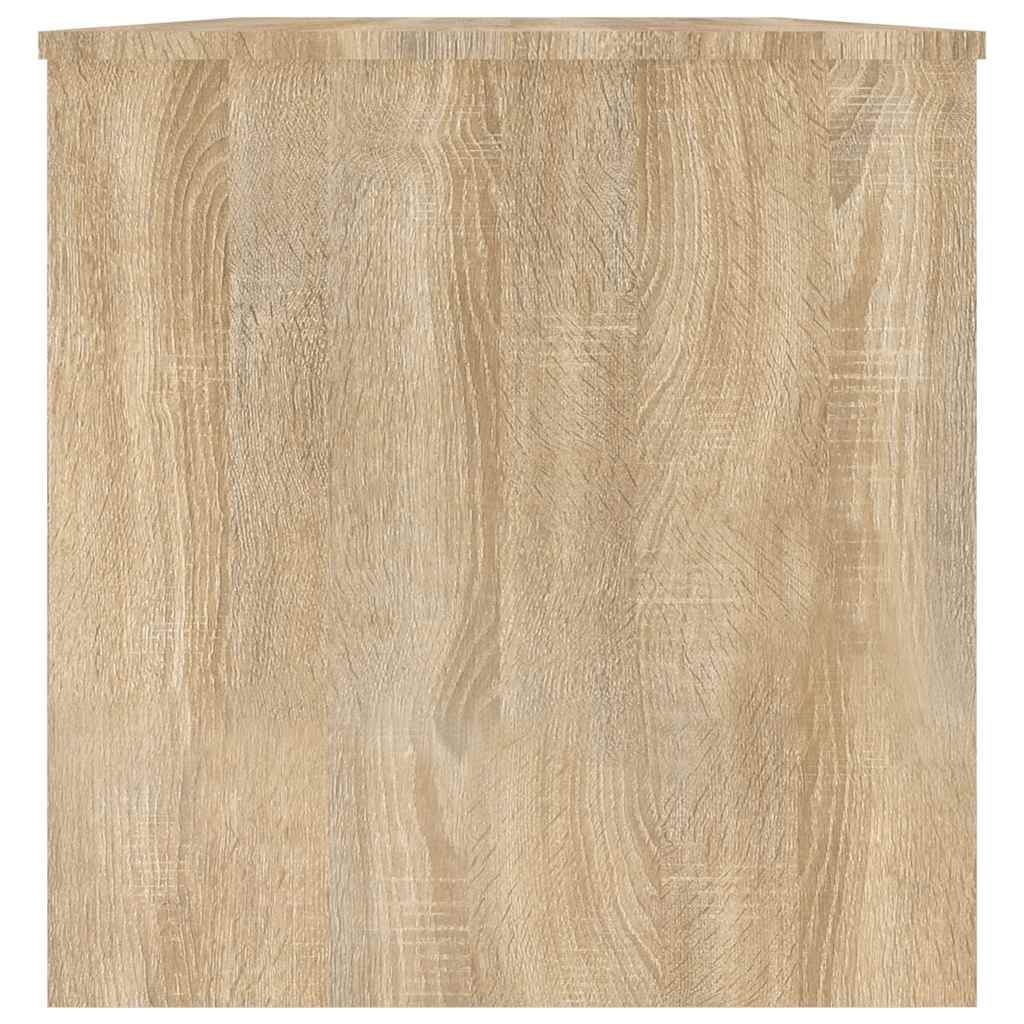 sofabord 102x50x52,5 cm konstrueret træ sonoma-eg