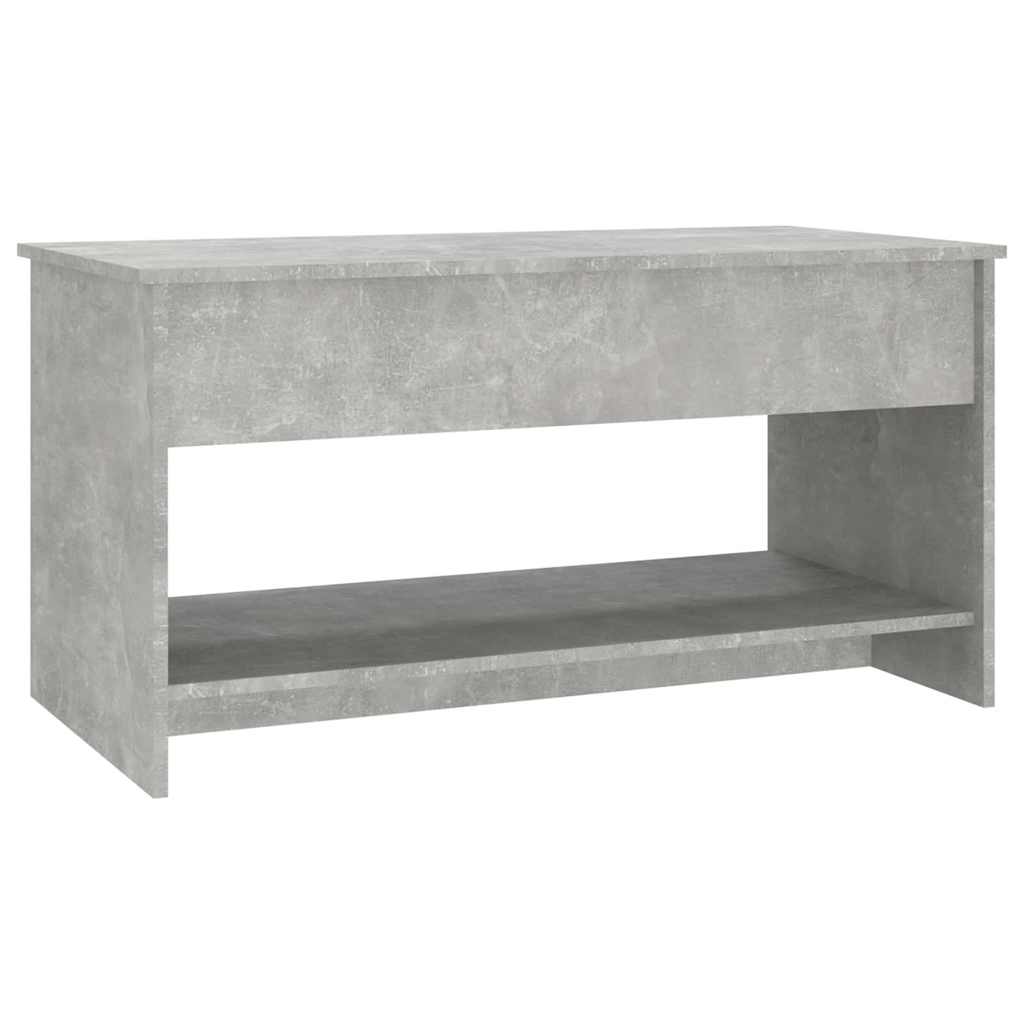 sofabord 102x50x52,5 cm konstrueret træ betongrå