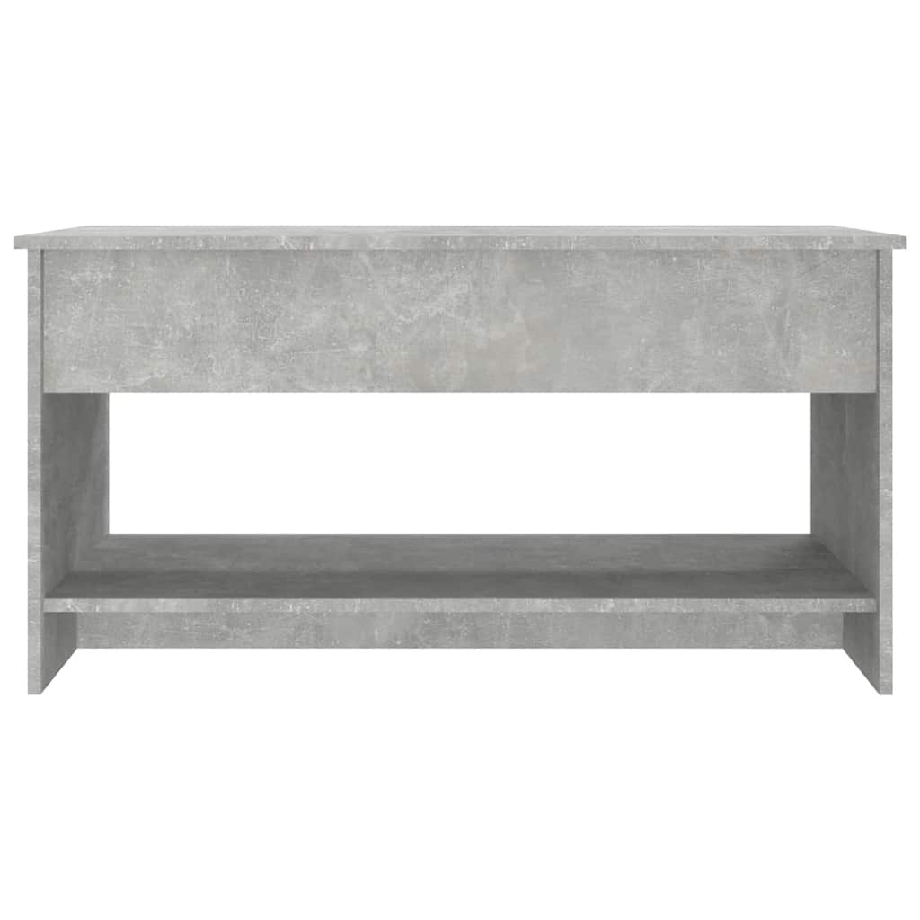 sofabord 102x50x52,5 cm konstrueret træ betongrå