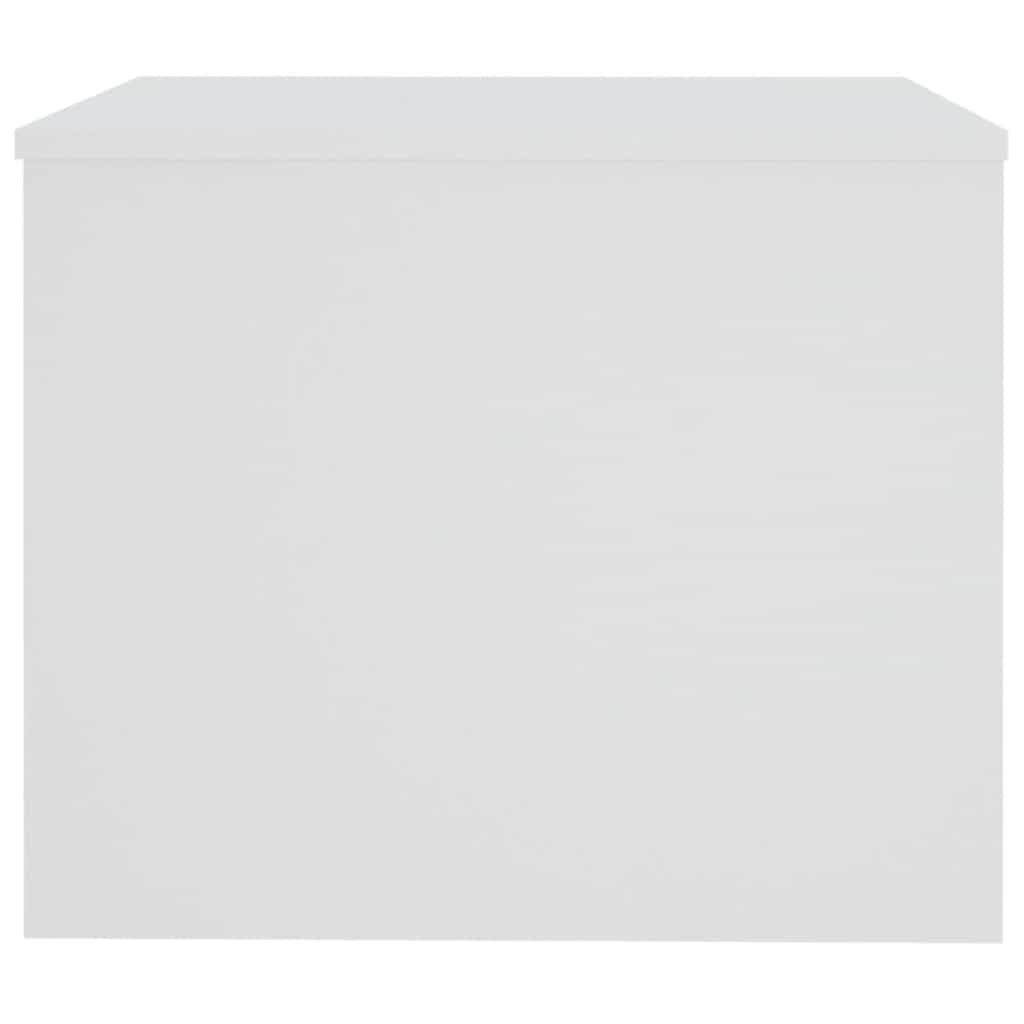 sofabord 80x50x40 cm konstrueret træ hvid