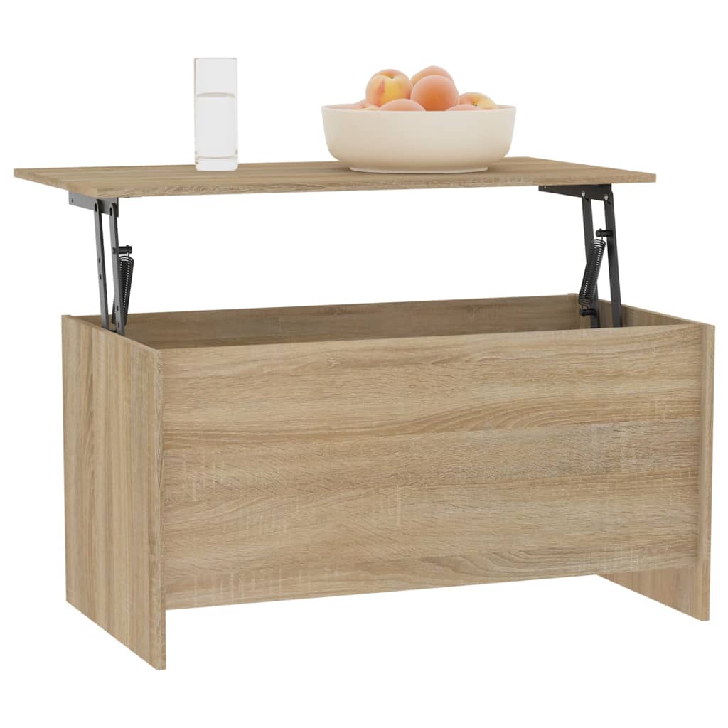 sofabord 102x55,5x52,5 cm konstrueret træ sonoma-eg