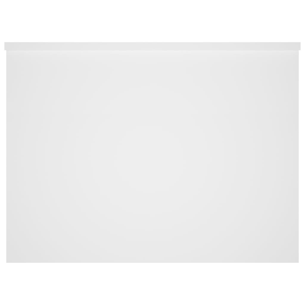 sofabord 80x55,5x41,5 cm konstrueret træ hvid