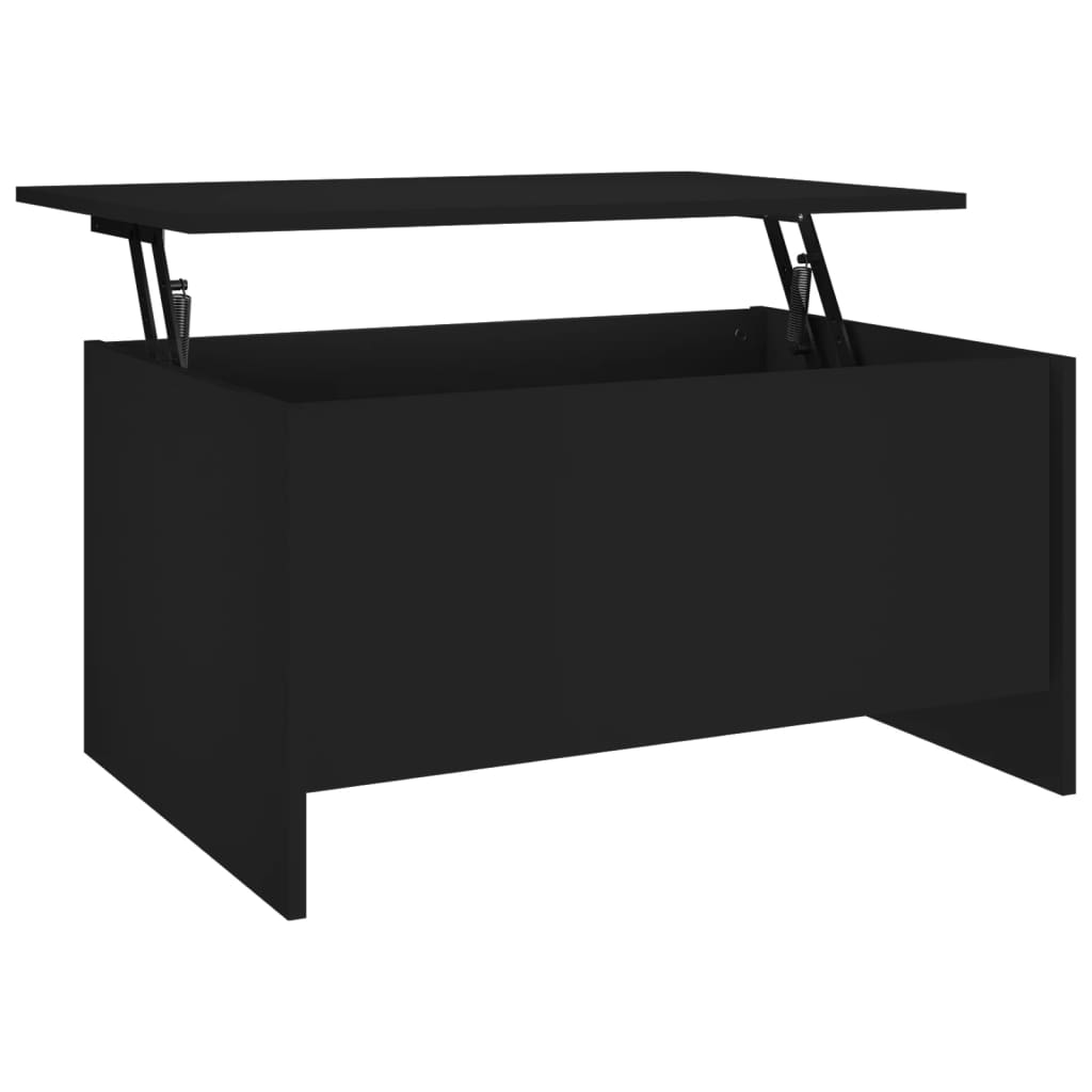 sofabord 80x55,5x41,5 cm konstrueret træ sort