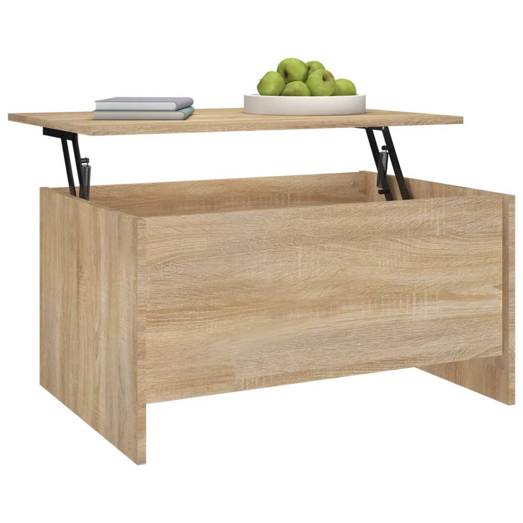 sofabord 80x55,5x41,5 cm konstrueret træ sonoma-eg