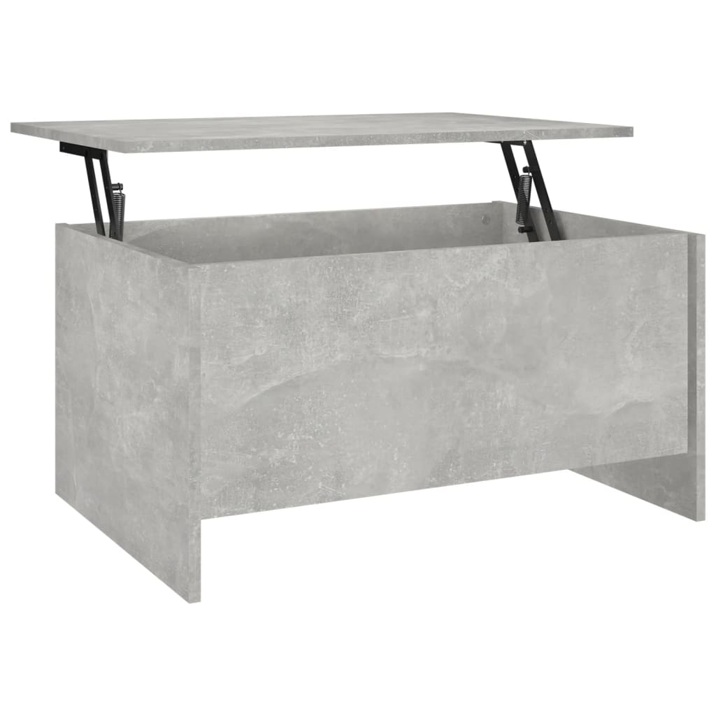 sofabord 80x55,5x41,5 cm konstrueret træ betongrå
