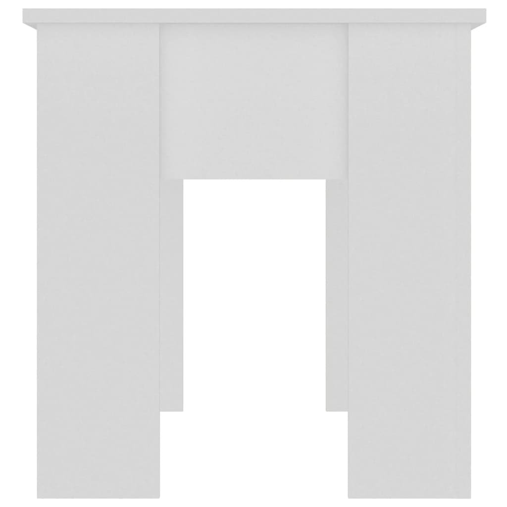 sofabord 101x49x52 cm konstrueret træ hvid