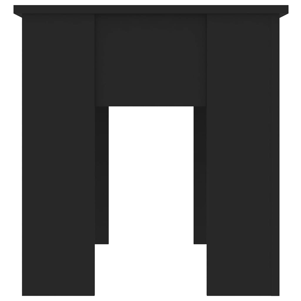 sofabord 101x49x52 cm konstrueret træ sort