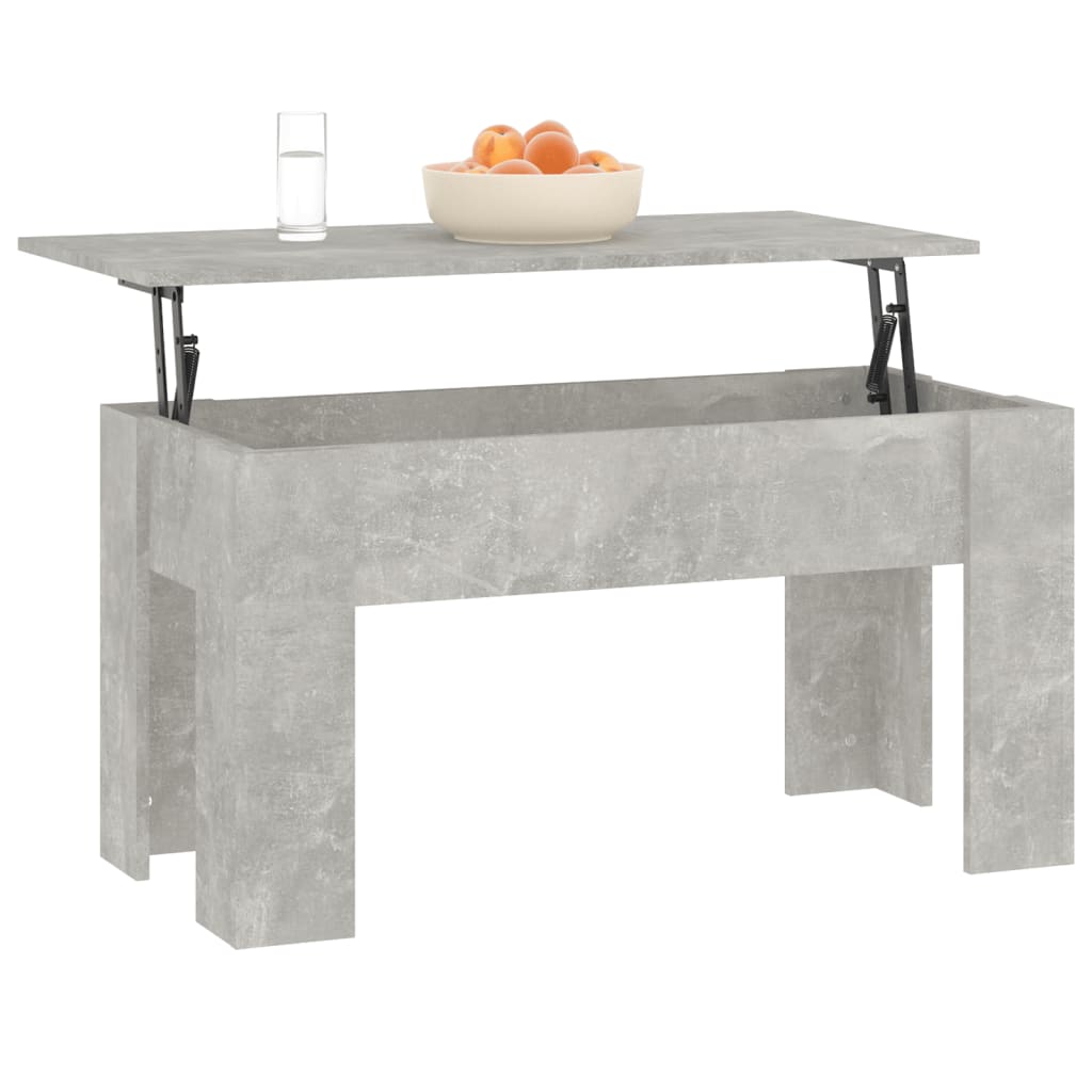 sofabord 101x49x52 cm konstrueret træ betongrå