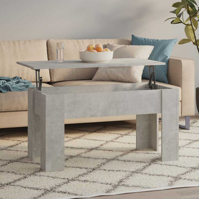 sofabord 101x49x52 cm konstrueret træ betongrå