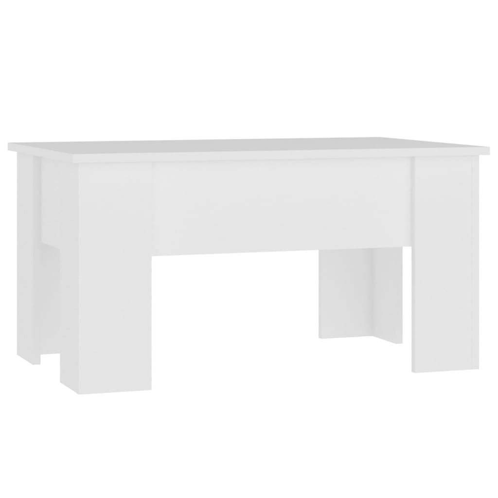 sofabord 79x49x41 cm konstrueret træ hvid