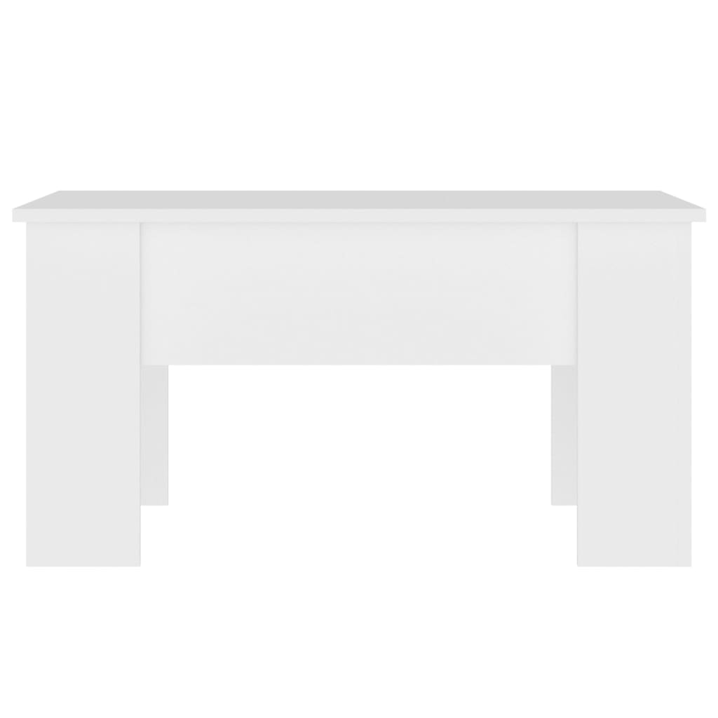sofabord 79x49x41 cm konstrueret træ hvid