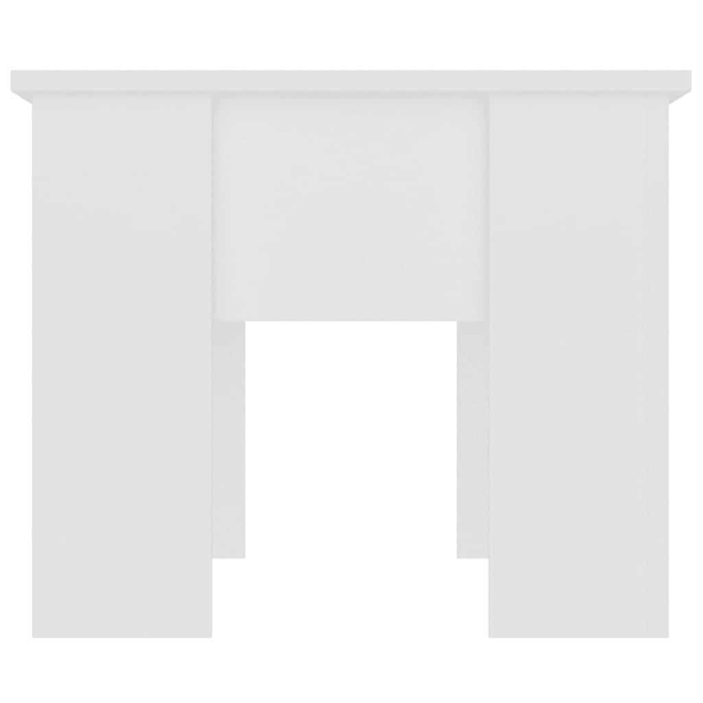 sofabord 79x49x41 cm konstrueret træ hvid