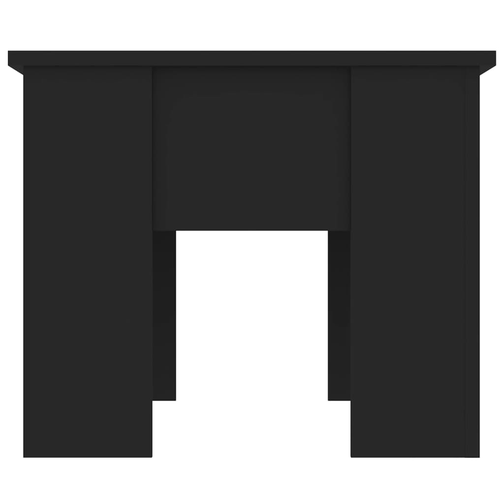 sofabord 79x49x41 cm konstrueret træ sort
