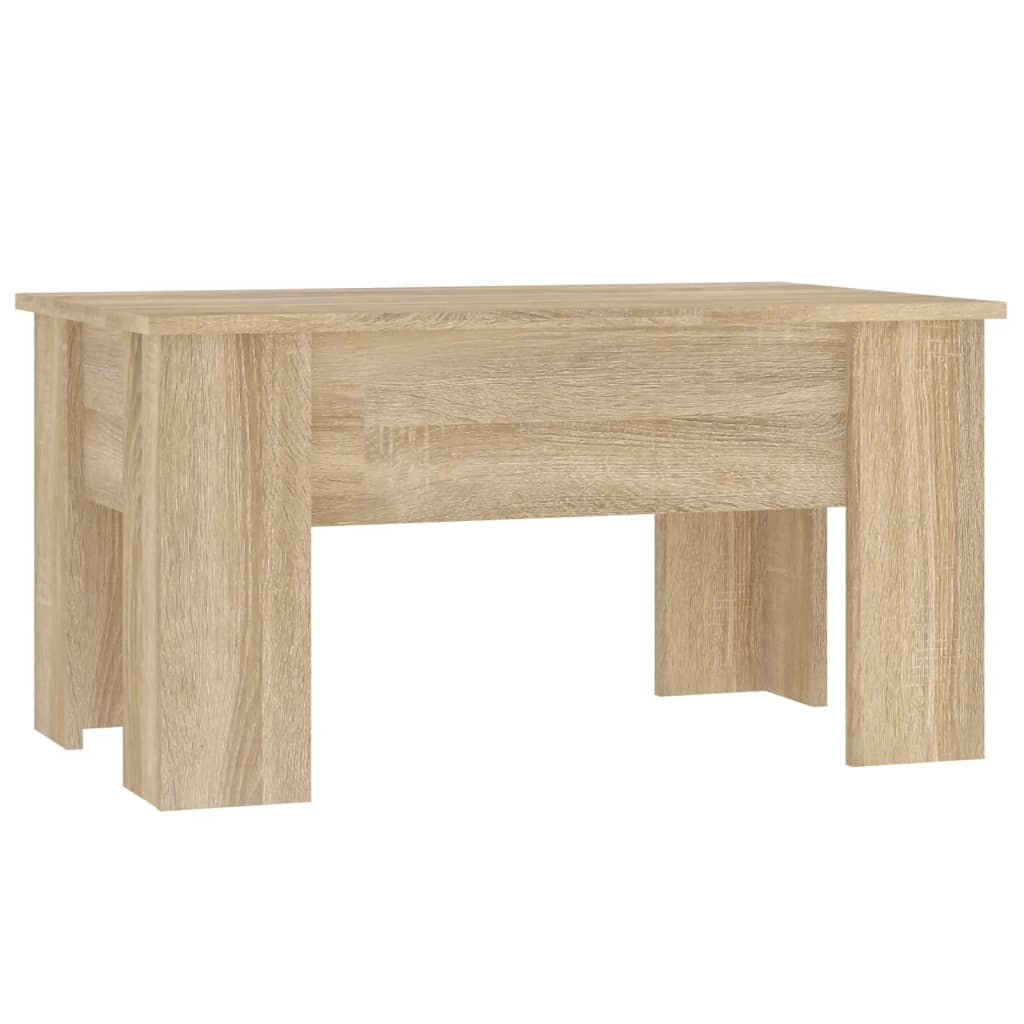 sofabord 79x49x41 cm konstrueret træ sonoma-eg