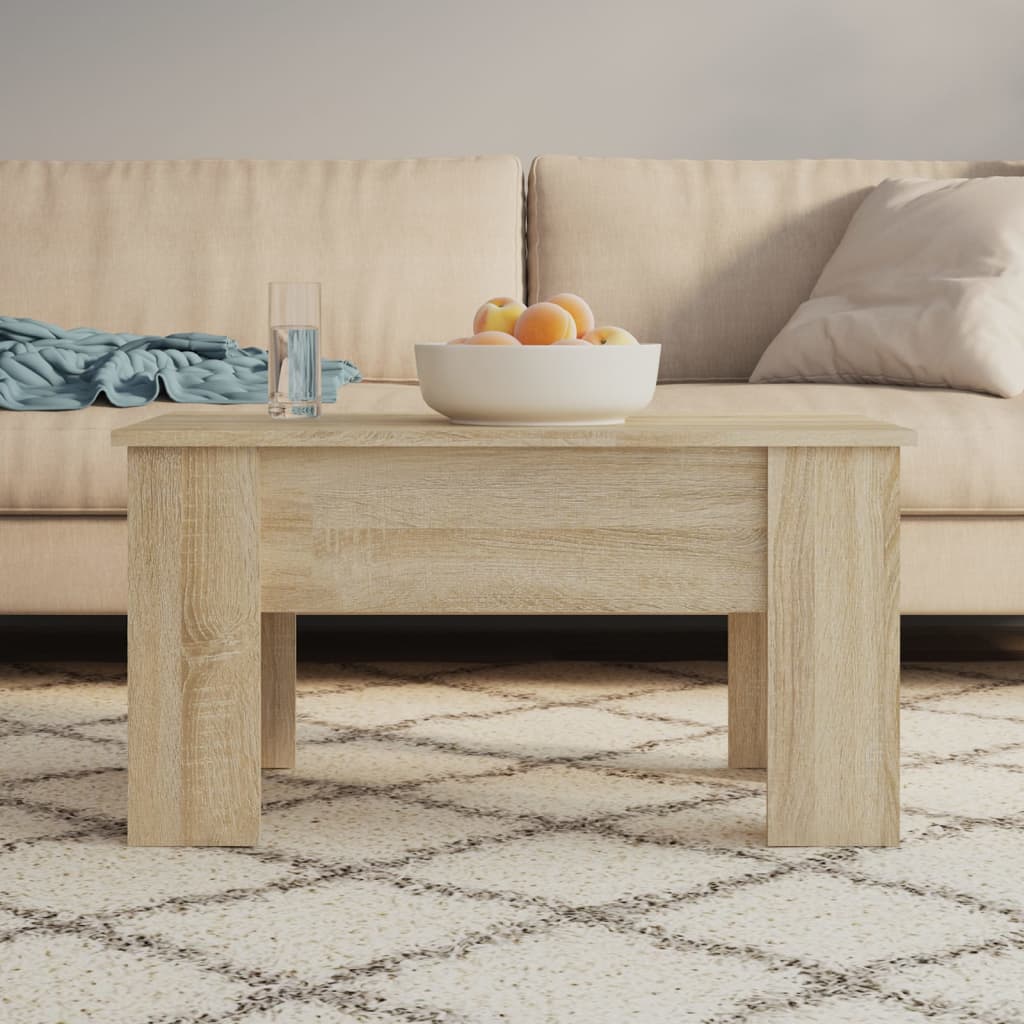 sofabord 79x49x41 cm konstrueret træ sonoma-eg