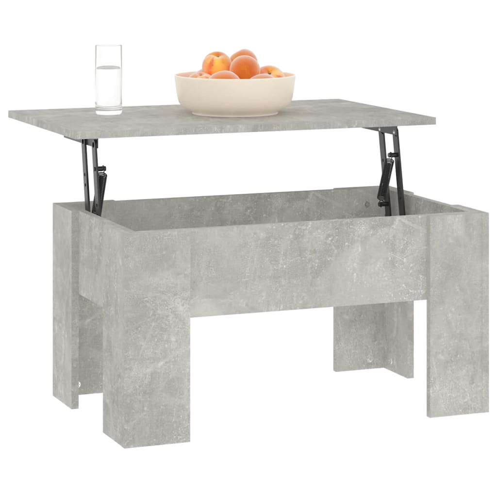 sofabord 79x49x41 cm konstrueret træ betongrå