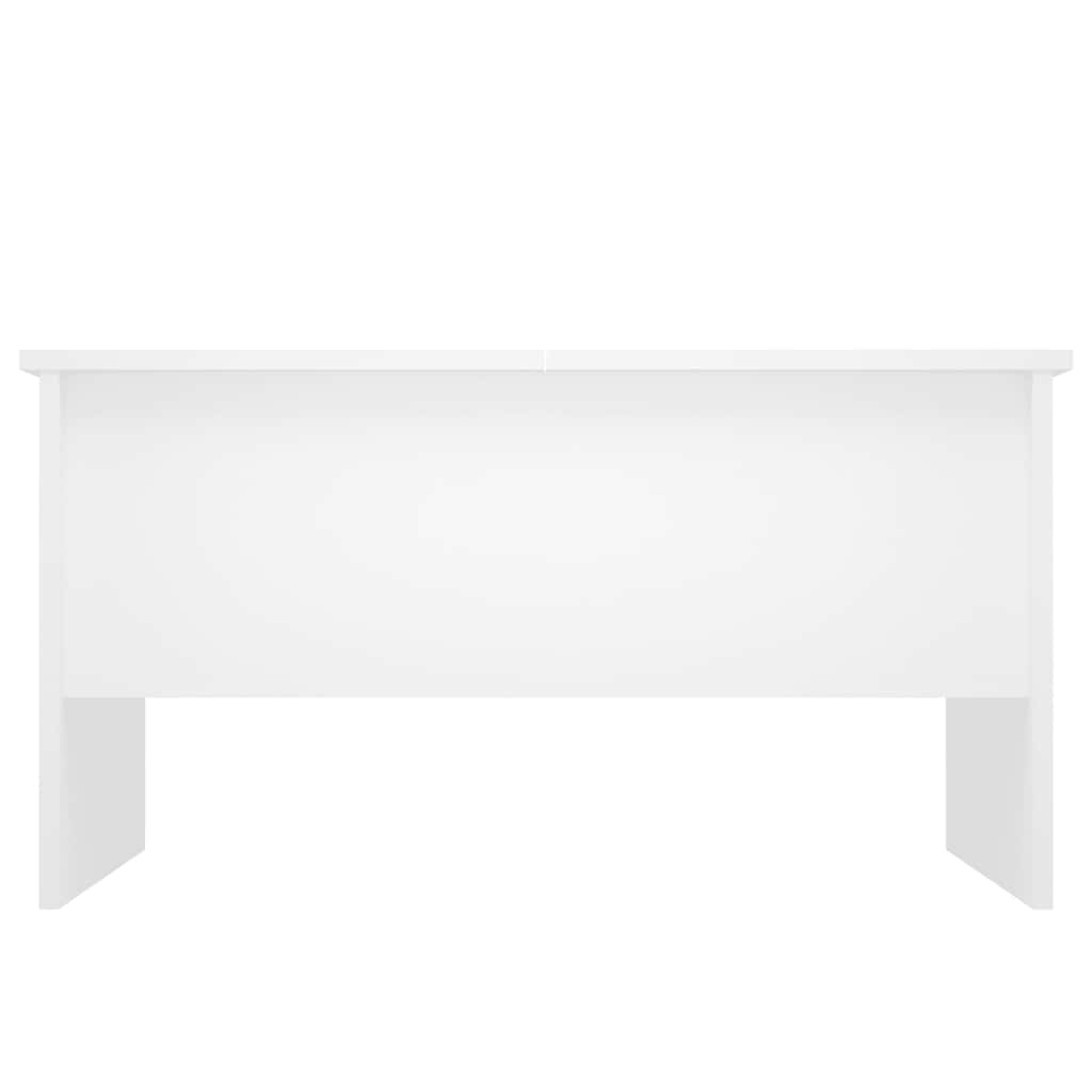 sofabord 80x50x42,5 cm konstrueret træ hvid