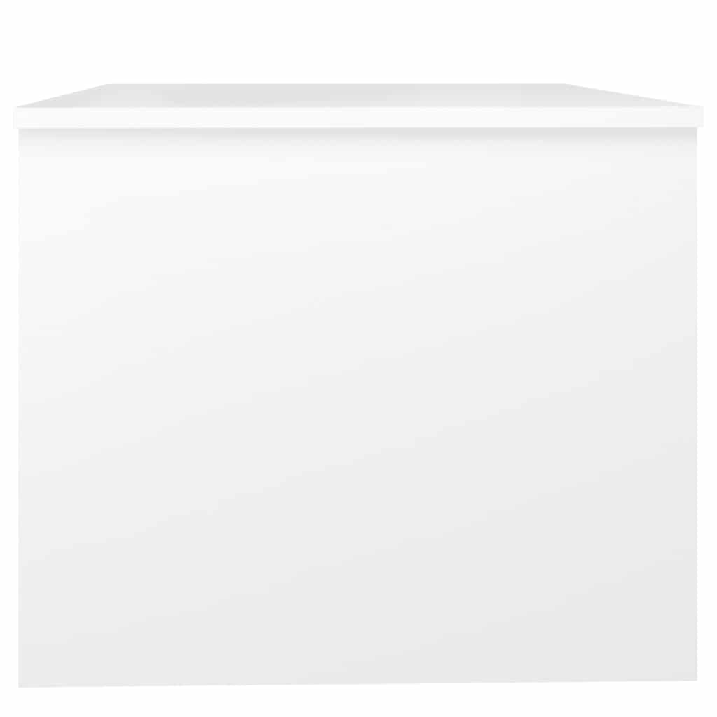 sofabord 80x50x42,5 cm konstrueret træ hvid