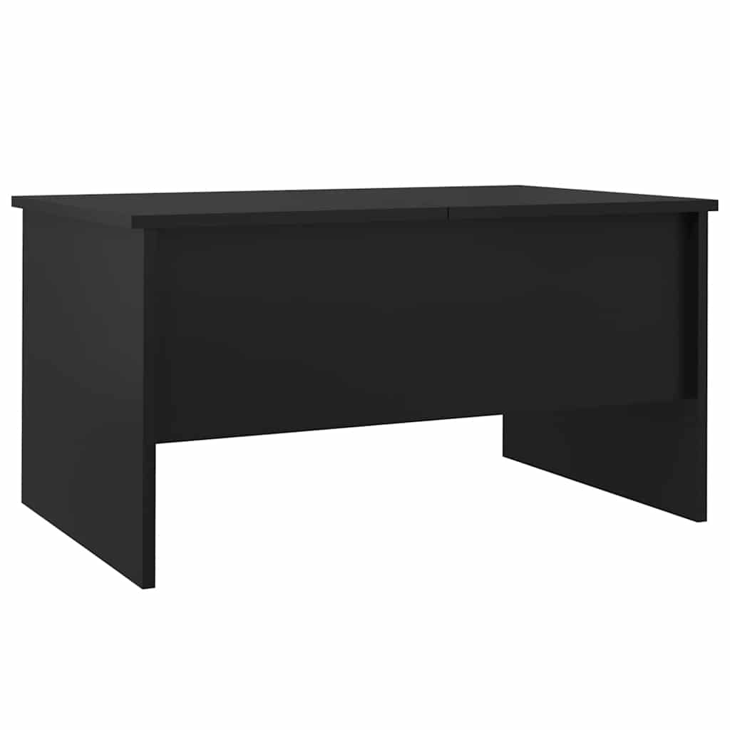 sofabord 80x50x42,5 cm konstrueret træ sort