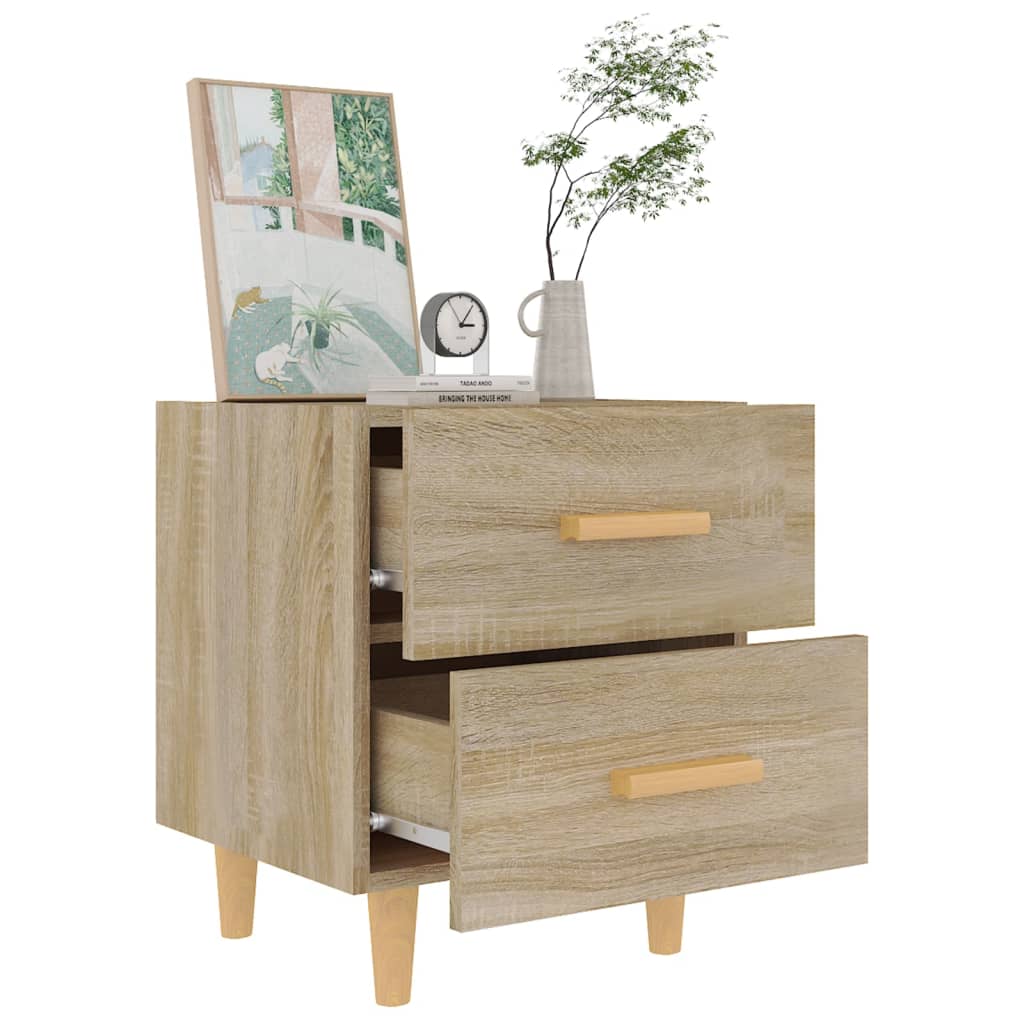 sengebord 40x35x47,5 cm sonoma-eg