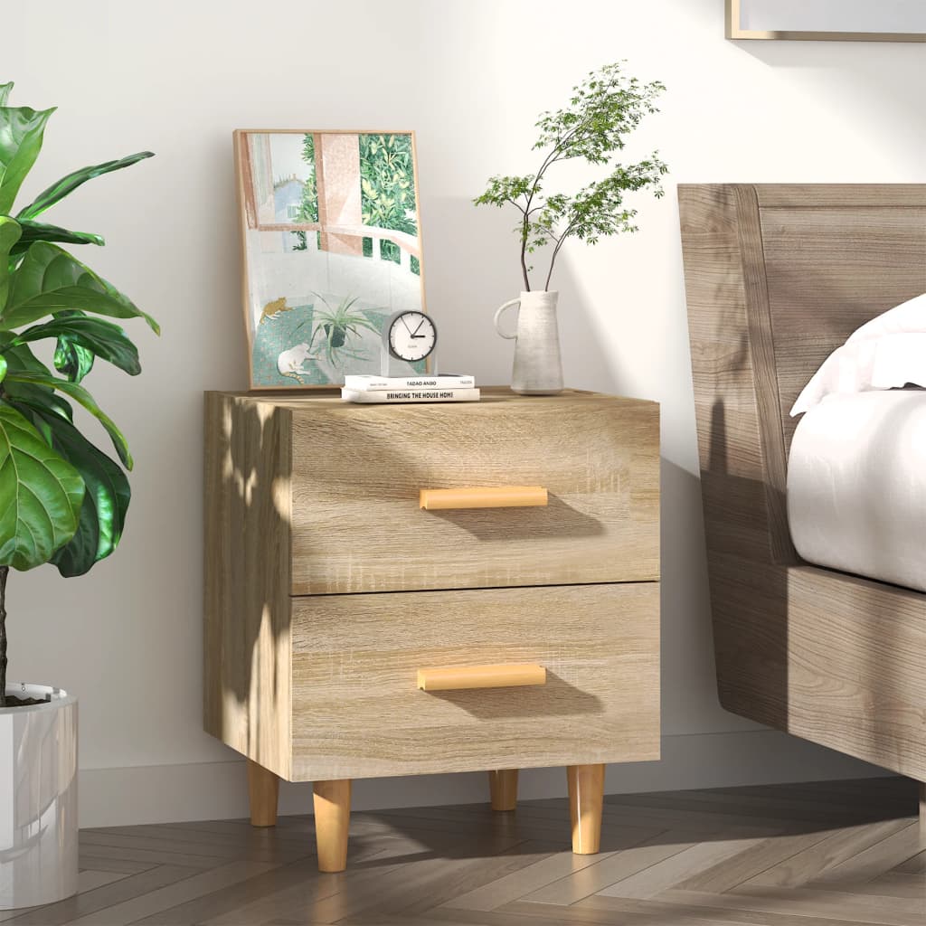 sengebord 40x35x47,5 cm sonoma-eg