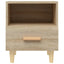 sengeborde 40x35x47 cm 2 stk. sonoma-eg