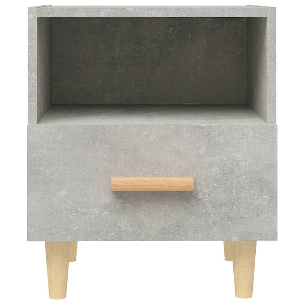 sengebord 40x35x47 cm betongrå