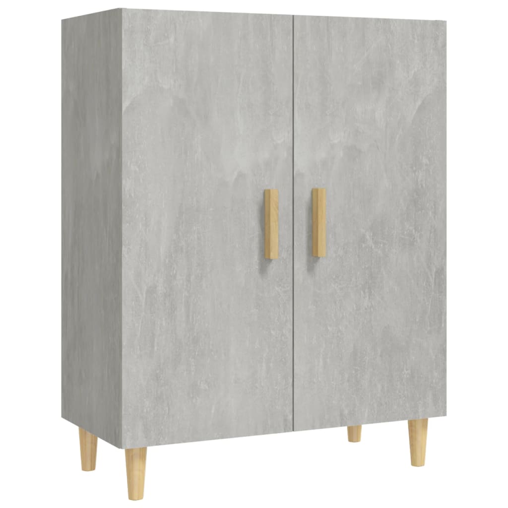 skænk 70x34x90 cm konstrueret træ betongrå