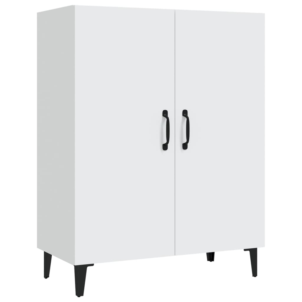 skænk 70x34x90 cm konstrueret træ hvid