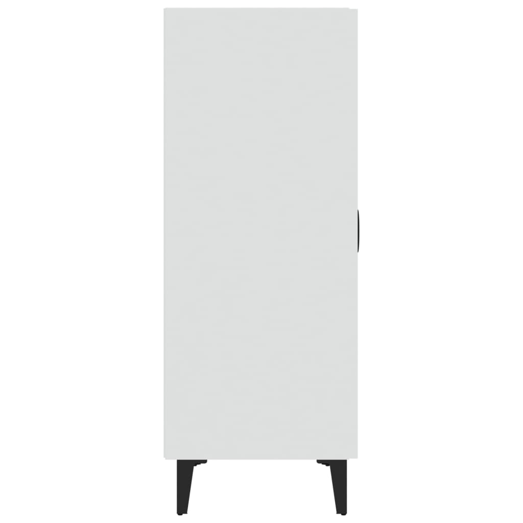 skænk 70x34x90 cm konstrueret træ hvid