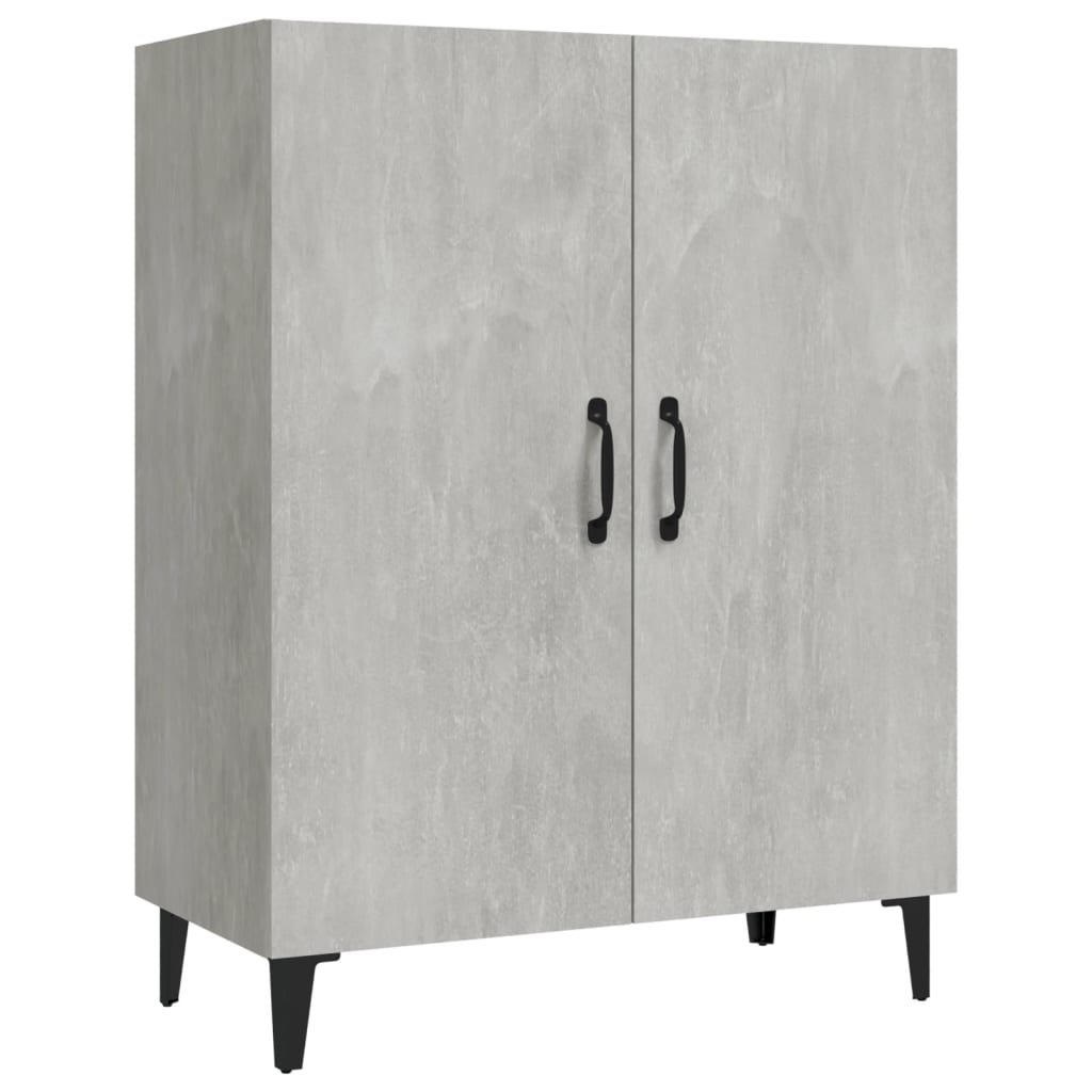 skænk 70x34x90 cm konstrueret træ betongrå