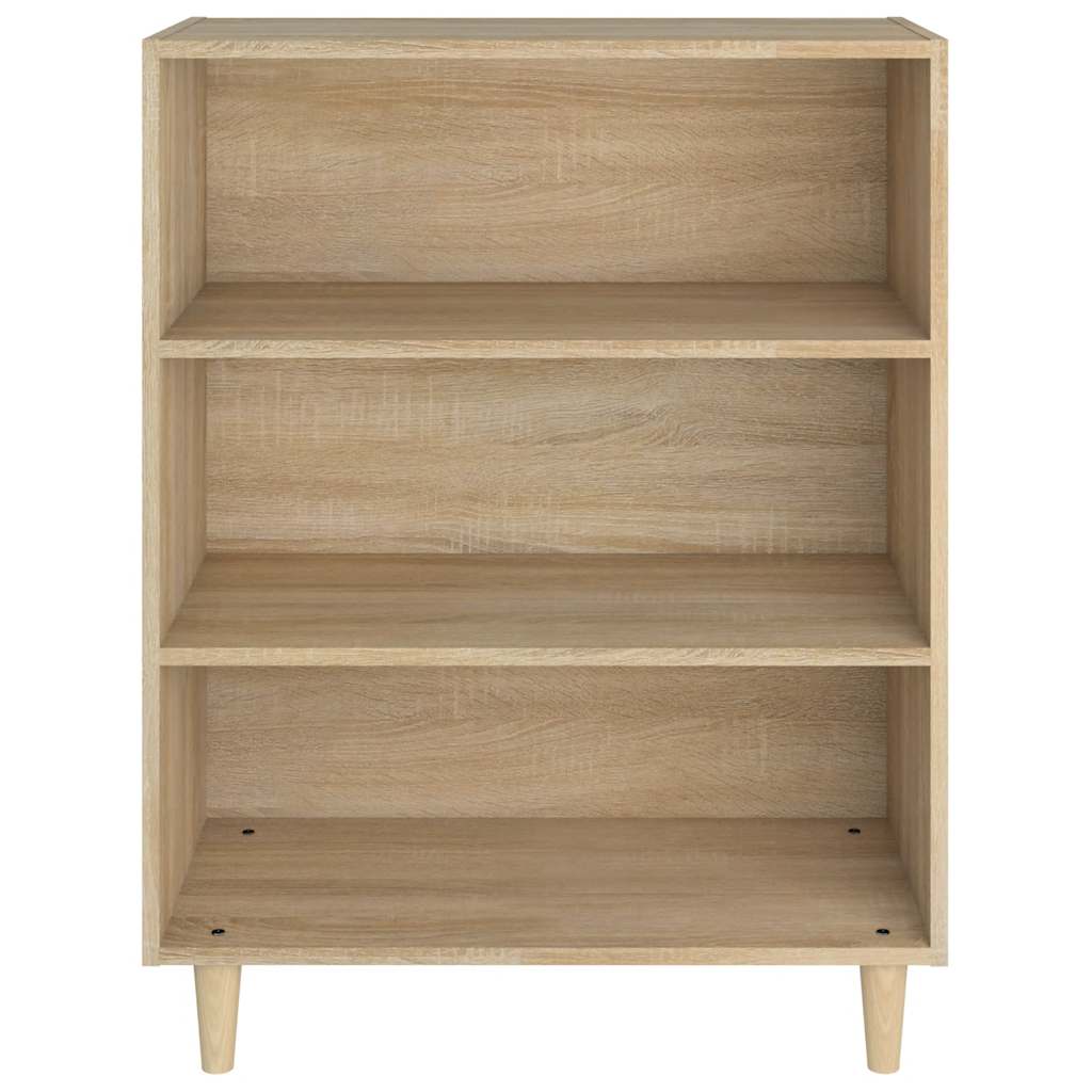 skænk 69,5x32,5x90 cm konstrueret træ sonoma-eg