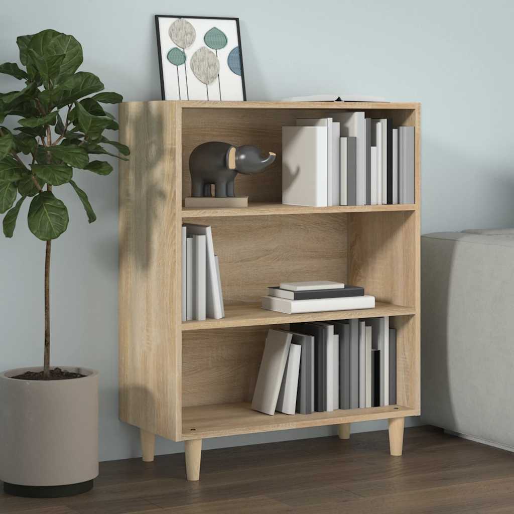 skænk 69,5x32,5x90 cm konstrueret træ sonoma-eg
