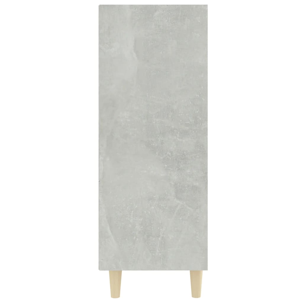skænk 69,5x32,5x90 cm konstrueret træ betongrå