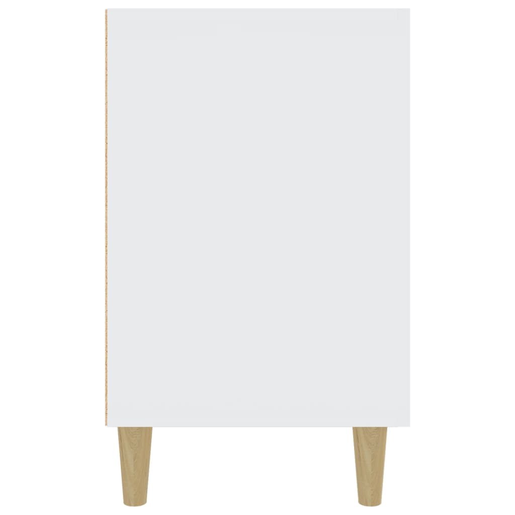 skænk 100x36x60 cm konstrueret træ hvid