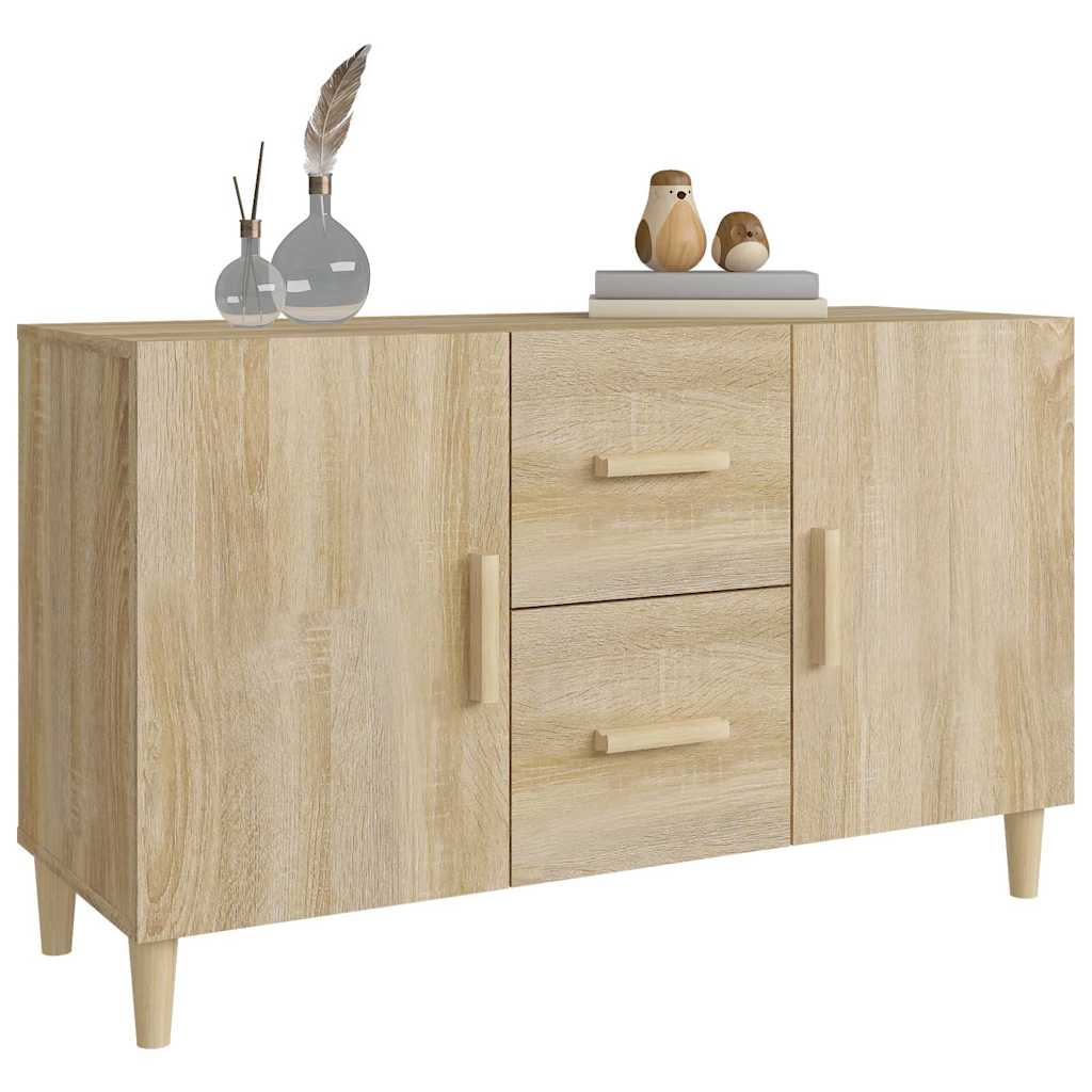 skænk 100x36x60 cm konstrueret træ sonoma-eg