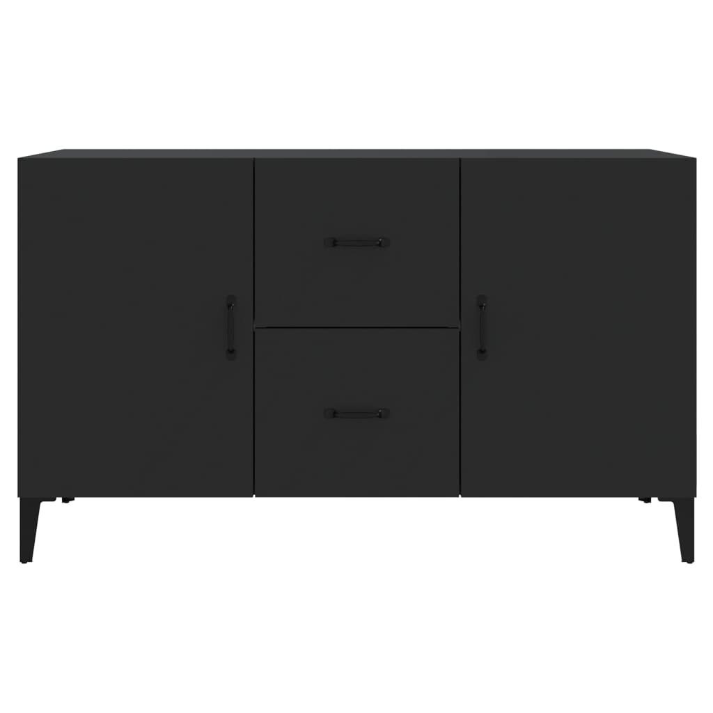 skænk 100x36x60 cm konstrueret træ sort