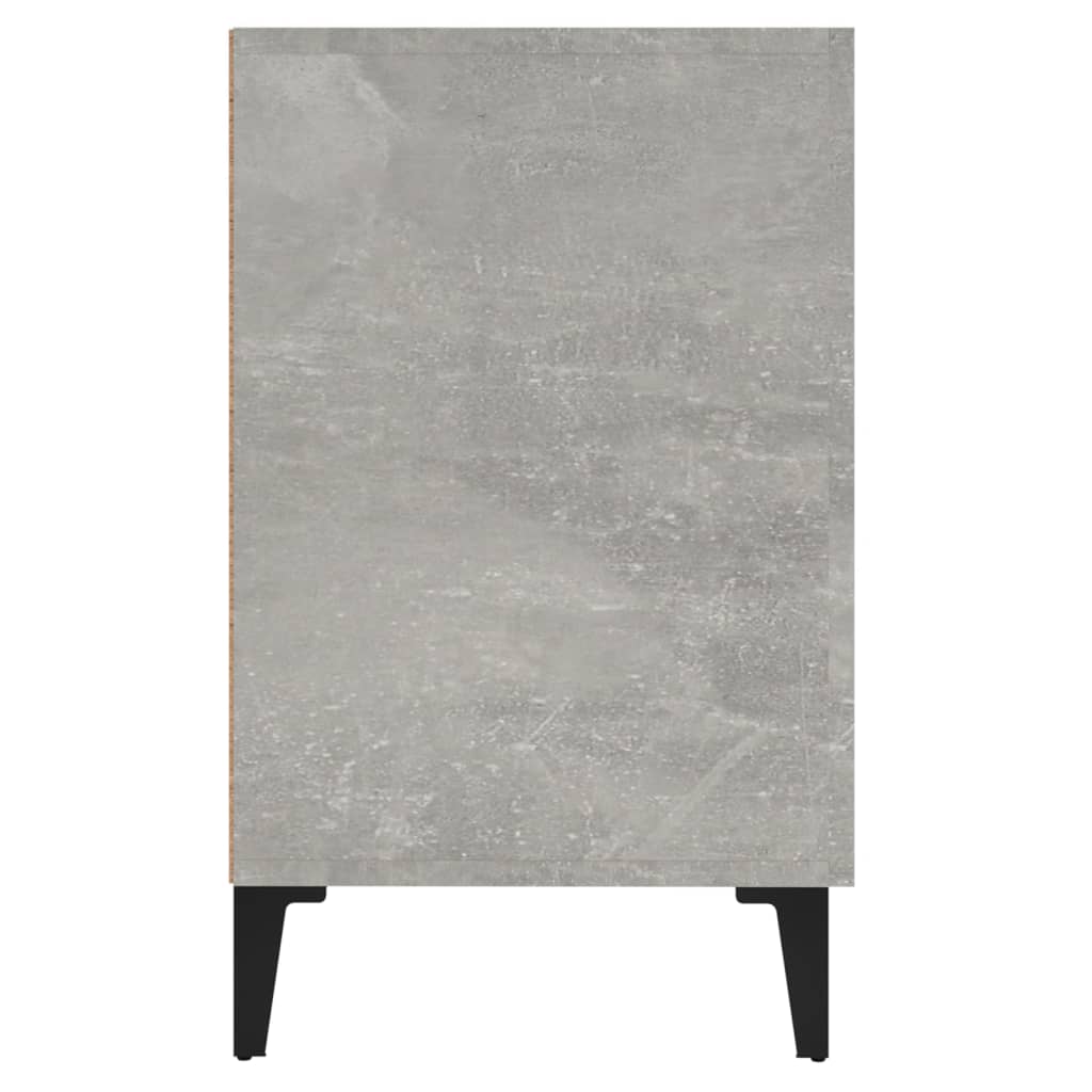 skænk 100x36x60 cm konstrueret træ betongrå