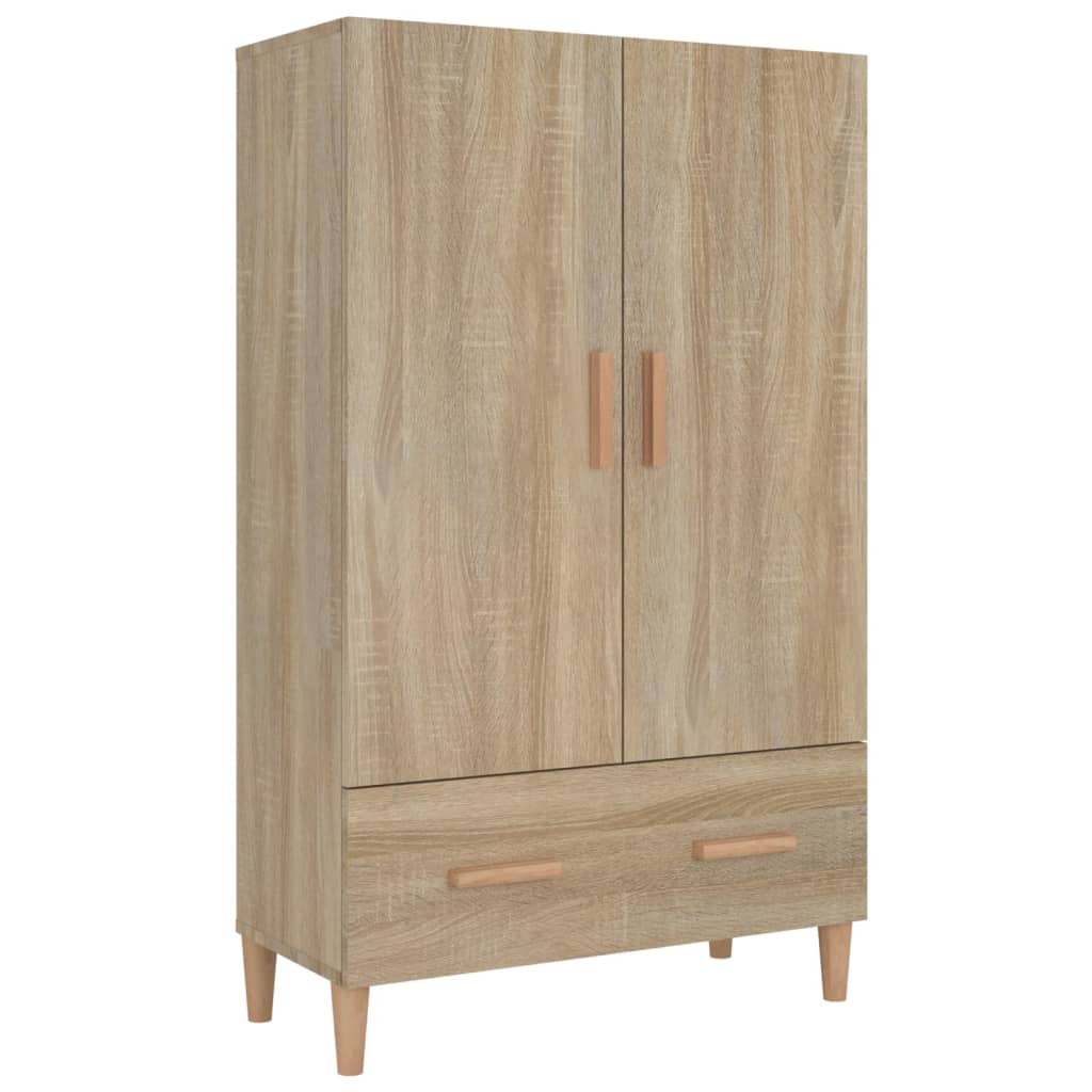 skab 70x31x115 cm konstrueret træ sonoma-eg