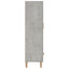 skab 70x31x115 cm konstrueret træ betongrå
