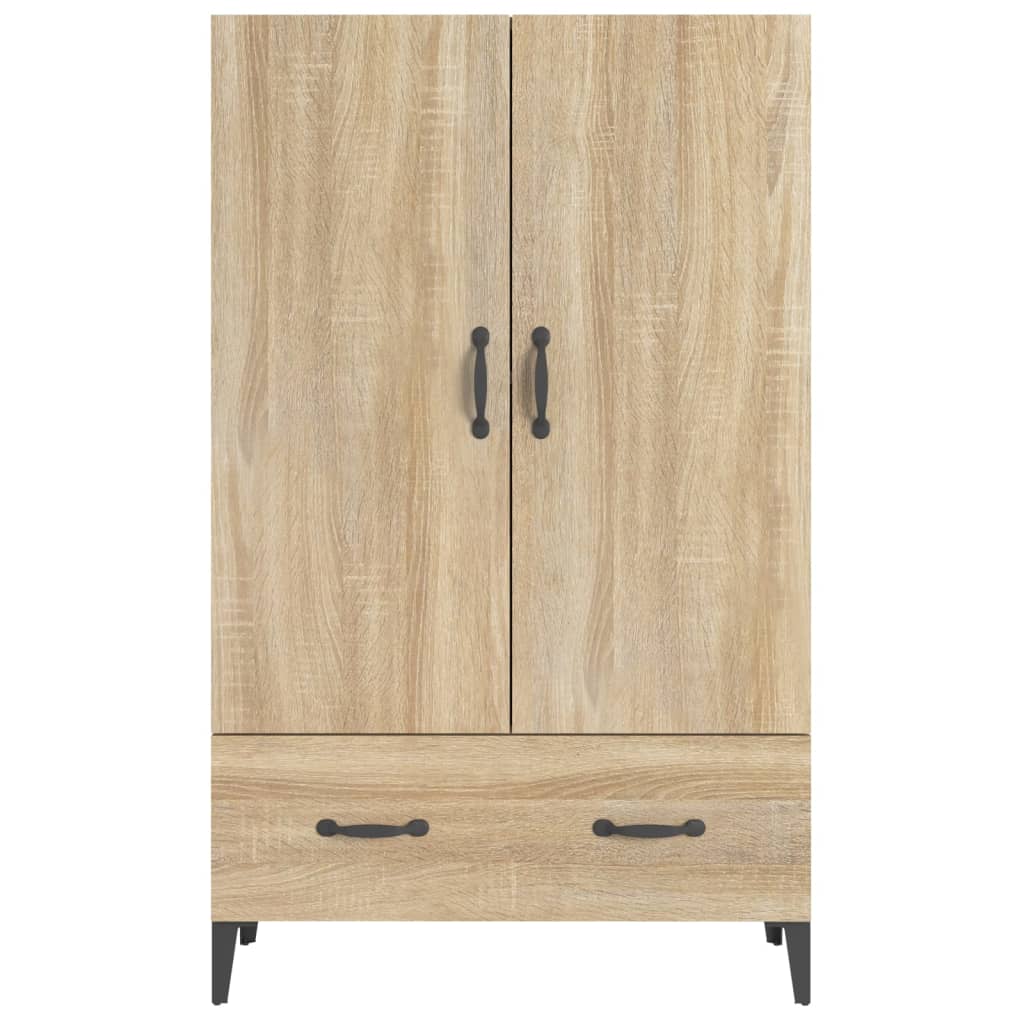 skab 70x31x115 cm konstrueret træ sonoma-eg
