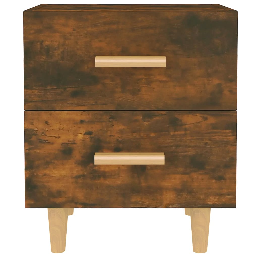 sengebord 40x35x47,5 cm røget egetræsfarve