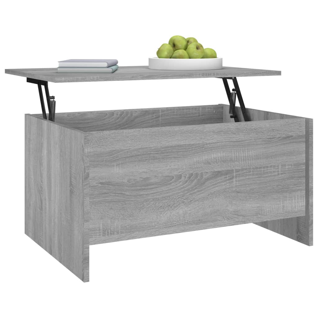 sofabord 80x55,5x41,5 cm konstrueret træ grå sonoma-eg